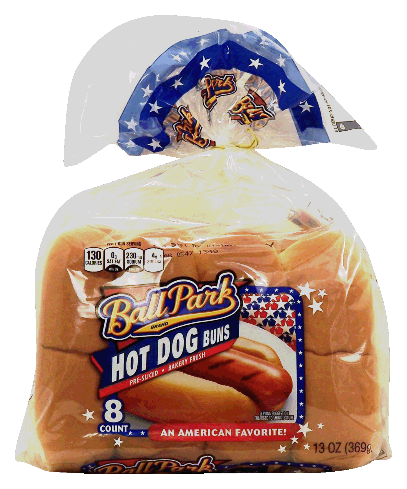 Ball Park  hot dog buns, pre-sliced, 8 count Full-Size Picture